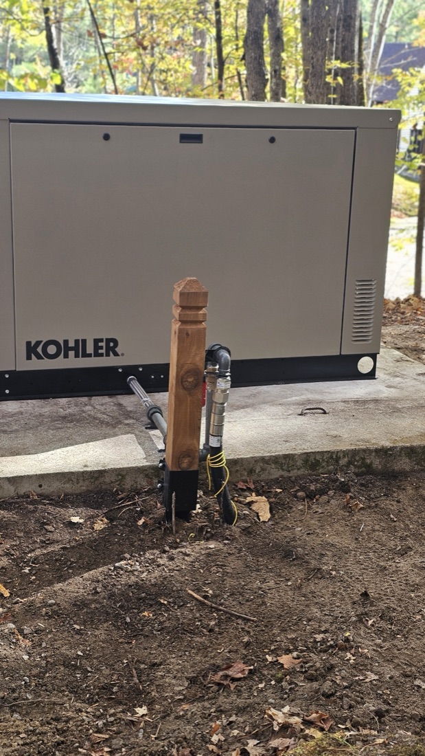 Kohler standby generator installation