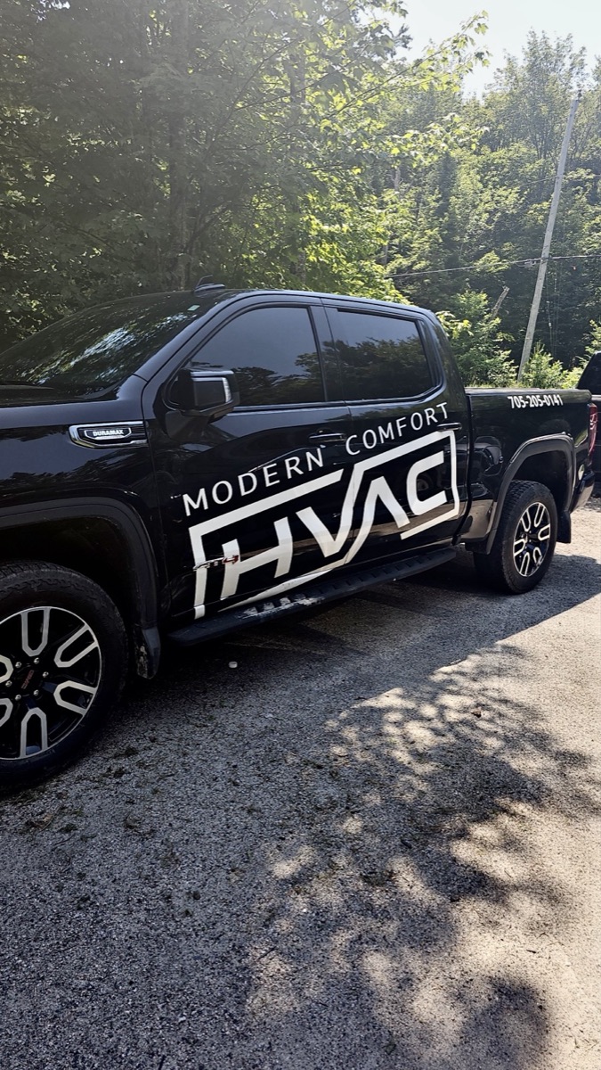 Modern Comfort HVAC service truck